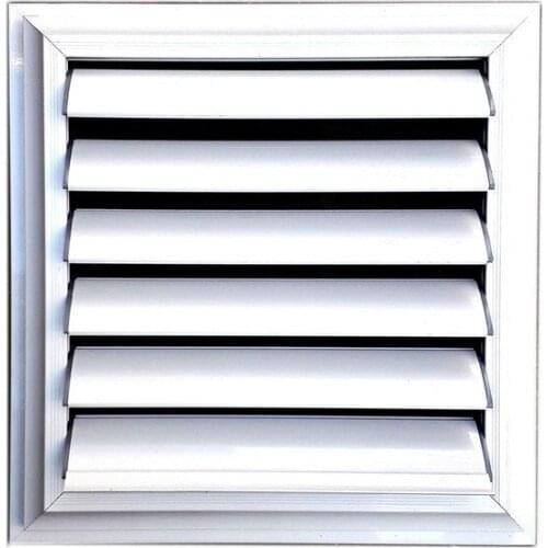 35x45cm Aluminum Armless White Bathroom Wc Blinds And Grill