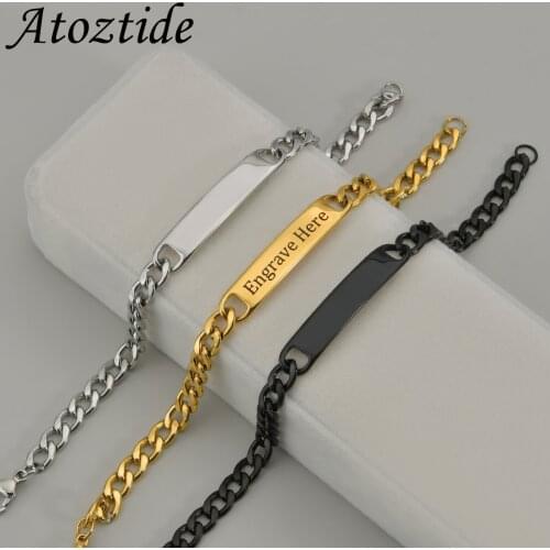 Именные браслеты Atoztide China At AliExpress