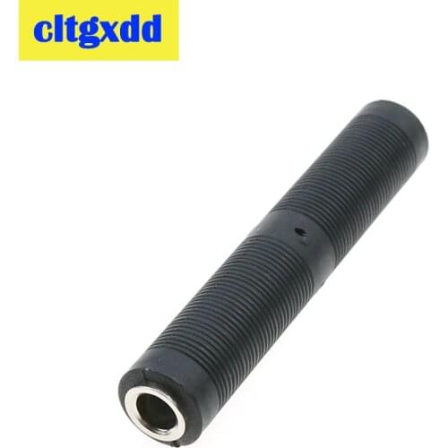 Cltgxdd Bass Guitar Microphone Audio Cable Extender Connector 6.35 mm Jack Female to 6.35 Female Audio Adapter Coupler Converter