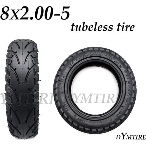 8x2.00-5 Tubeless Tire for Electric Scooter 8 Inch 2.10-5 Wear Resistant High Quality Vacuum Tyre