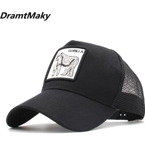 Fashion Goirlla Baseball Cap Unisex Lovely Animals Pig Caps Women Men Snapback Cap Dad Hat Summer bone Adjustable gorras trucker