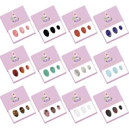 Undrilled Yoni Egg Set with Box Natural Jade Stone Eggs Women Kegel Exercise Vaginal Muscle Tightening Feminine Hygiene Product