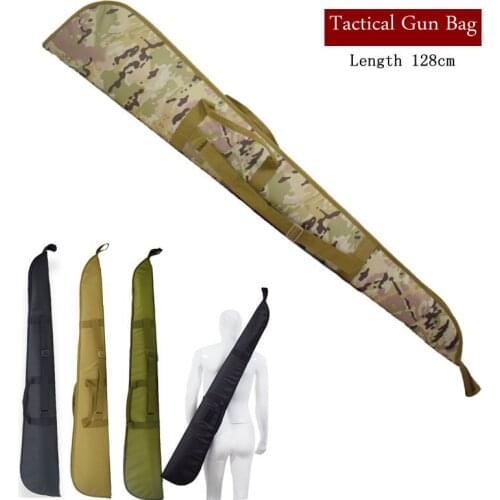 128cm Tactical Gun Bag Outdoor Military Air Rifle Case Airsoft Hunting Bag Army Shooting Rifle Shoulder Strap Backpack