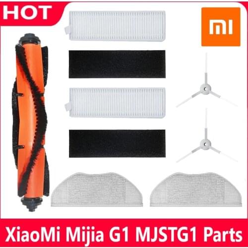 Xiaomi Mi Robot Vacuum-Mop Essential Mijia G1 MJSTG Main Brush Hepa Filter Rag Cloth Accessories Robot Vacuum-Mop Cleaner Parts