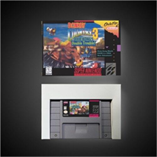 Donkey Country Kong 3 - Dixie Kongs Double Trouble! - RPG Game Card Battery Save US Version Retail Box
