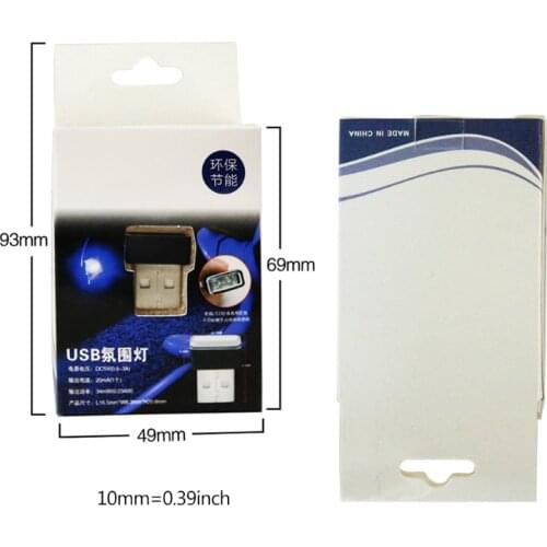 USB Car Interior Atmosphere Light Led Mini Night Light, Upgraded Decoration Led Neon Lights, Ambient Auto Lamp for All Vehicles