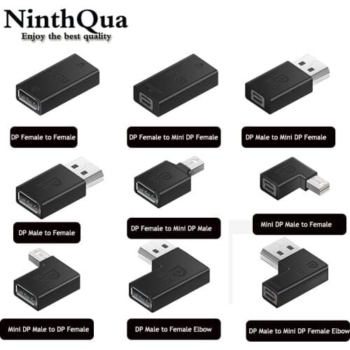 Displayport 1.4 to Mini DP Displayport Cable Adapter Plug Converter Connector 8K@60Hz HD Video for Laptop Monitor Projector HDTV