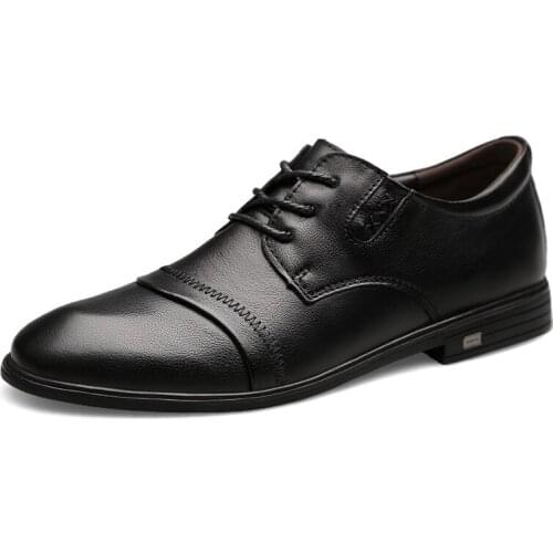 Classic Genuine leather shoes men Dress shoes Business Formal shoes Fashion oxford shoes for men shoes leather zapatos de hombre