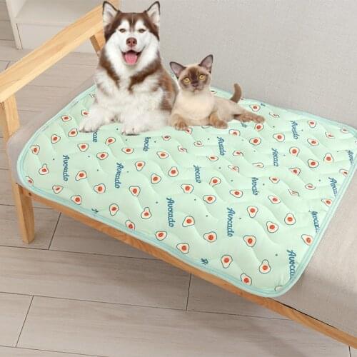 Dog Bed Summer Cooling Mat Pet Bed For Dogs Cats Indoor Sofa Floor Ice Pad Portable Cat Sleeping Cold Pad Pet Supplies