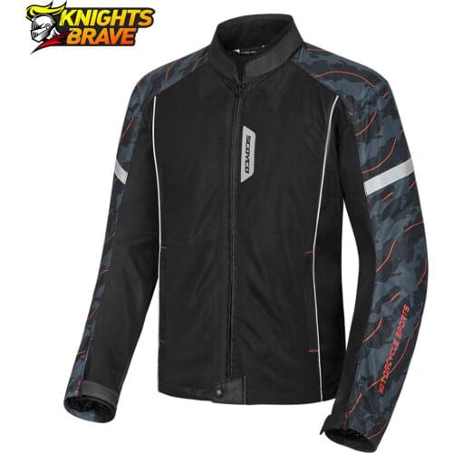 Motorcycle Jacket Men Summer Breathable Jaqueta Motoqueiro Reflective Motorbiker Motocross Riding Jacket Clothing CE Protection