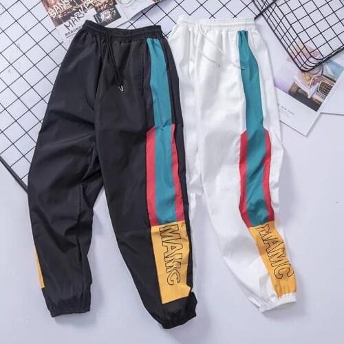 2021 New Fashion Sports Casual Mens Pants Sports Pants Street Outdoor Running Training Loose Breathable Closing Small Leg Pants