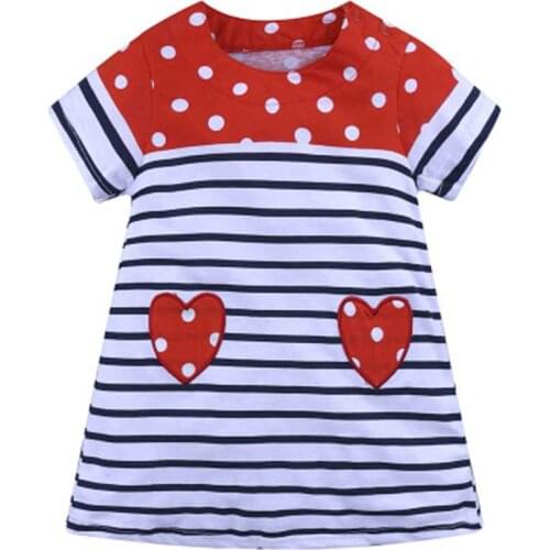New Princess Costume Baby Gift Dress 2018 Summer Girls Tunic Dress Kids Clothing Kids Tales Cotton Children Dresses