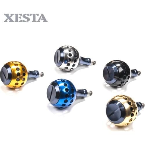 XESTA New Fishing Reel Handle Knob Aluminum Alloy knob Fishing Reel Accessories 58mm length 29g weight Hot Sale Free shipping