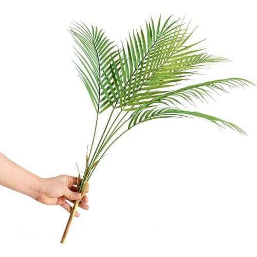 Plastic Flower Simulation Artificial Scattered Leaves Party Decorations Grass Balcony Bendable DIY Decoration Fernleaf Plants