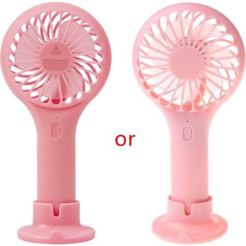 Mini Portable Air Cooler Handheld Fan USB Rechargeable Small Personal Cooling Tools for Home Office Outdoor Travel