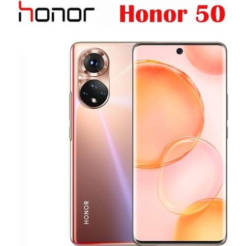 Original New Official Honor 50 5G Smart Phone 6.57'' 120Hz OLED Screen Snapdragon 778G 66W Super Charge 4300mAh 108MP Camera NFC