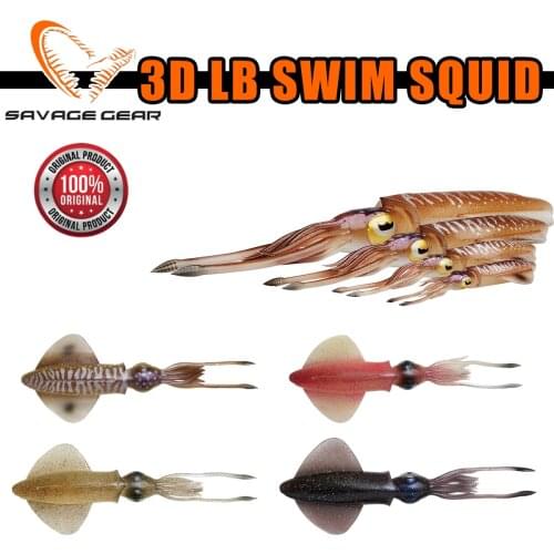 Savage Gear 3D Swim Squid Soft Bait