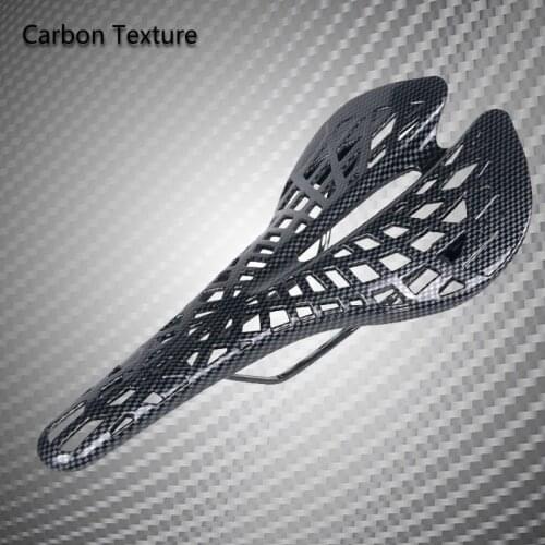 Super Light Carbon Fiber Bicycle Saddle Mountain MTB Bike Hollow Saddle Seat Bike Parts Cushion Cycling Equipment Bicicleta