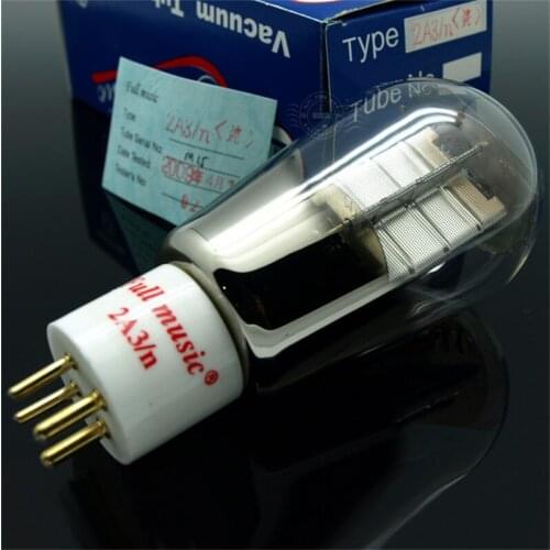 T-061 Matched Pair Tj Fullmusic 2a3/n 2a3n Vacuum Tube Mesh Plate Replace 2a3 2a3b Tubes Gold Plated Pins HiFi Vintage Audio DIY