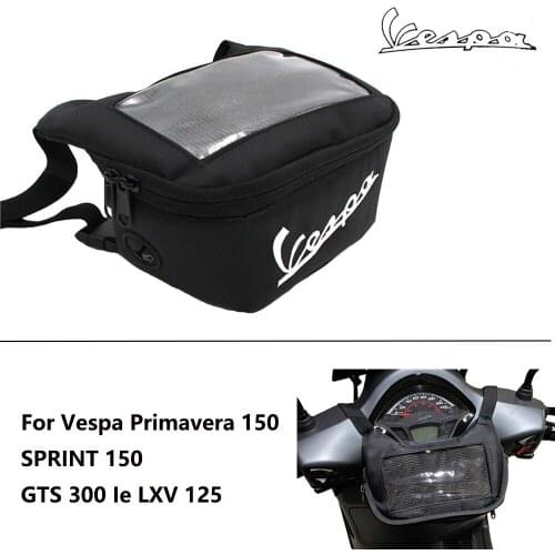 For Vespa GTS GTV LX LXV Sprint Primavera 50 125 250 300 300ie Waterproof Headphone Bag