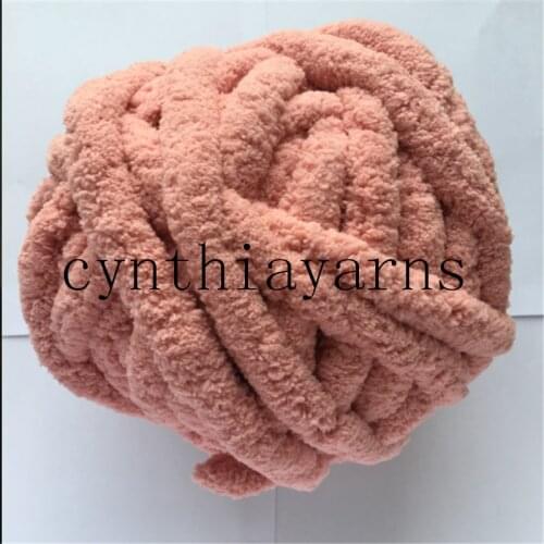 100%Plyester Chenille Yarn Chunky Arm Knitting Blanket 26Yards/Balls 4Balls 1000g