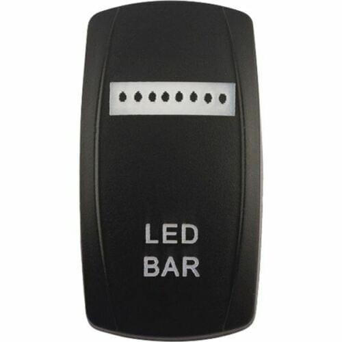12-24V Car LED BAR 12V 20A Toggle Rocker Switch Blue LED Light 5Pin ON OFF