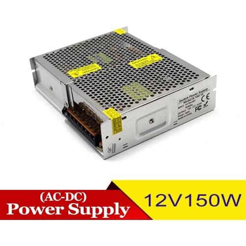 12V 12.5A 150W Switch Power Supply Driver Light Transformers 220V 110V AC DC12V Power Source for CCTV Camera Stpper CNC LED Lamp
