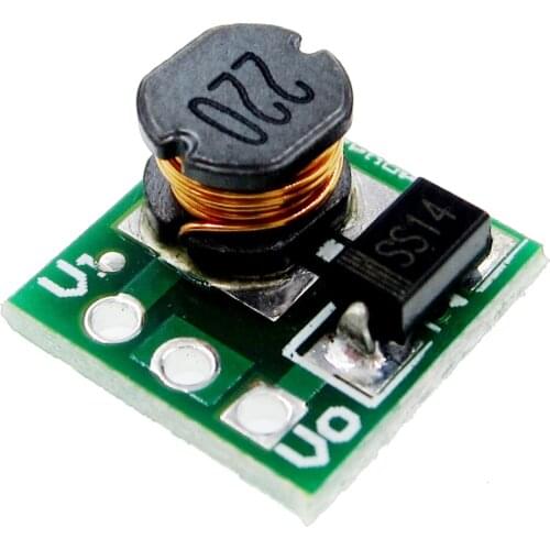 5PCS DC DC 1.8V 2.5V 3V 3.3V 3.7V To 5V Step Up Power Supply Voltage Boost Converter Board Module Regulator 18650 Li-on Batery