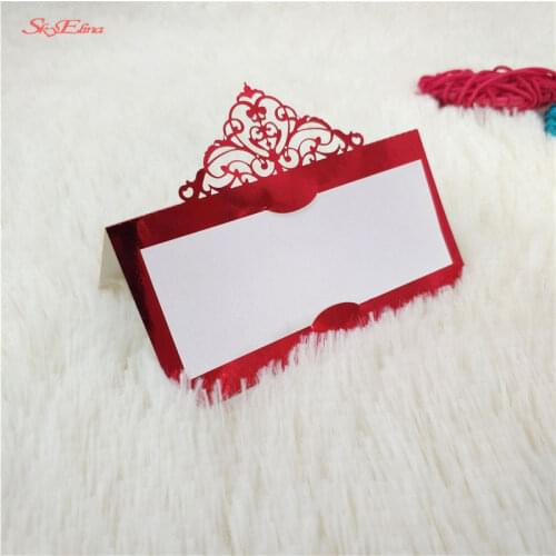 9*9cm 10/50/100pcs Laser Cut Table Mark Wine Glass Name Place Cards Wedding Birthday Baby Shower Party Favor Supplies 7Z