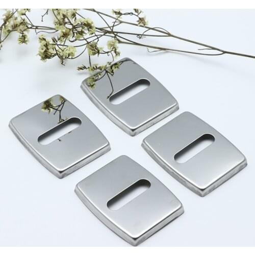 4pcs Anti Rust Car Door Lock Protective Buckle Cover For BMW 3 series GT 3GT E46 E90 F30 Car Styling Car Styling Accessories