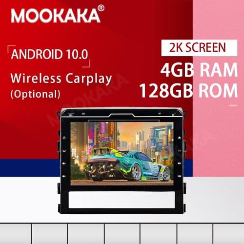 PX6 Android 10.0 4+128G Screen Car Multimedia Player For Toyota Land Cruiser 2016 GPS Navigation Auto Audio Stereo Head Unit DSP