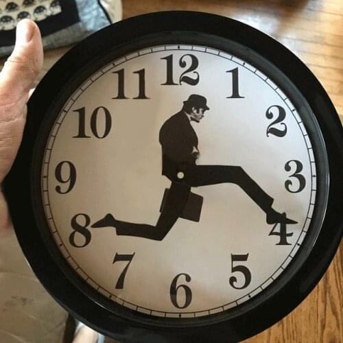 Ministry Of Silly Walk Large Wall Clock Modern Design Electronic Mute Home Interior Decor Clocks Dining Living Room Decorations