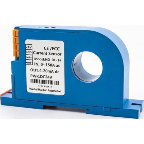 0-50A 0-1000A hall sensor split core hall current transducer electrical current transmitter