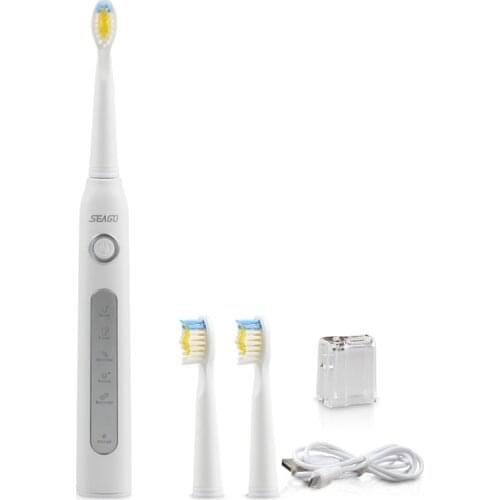 Seago Sonic Electric Toothbrush Whitning Dimaon Cleaning Automatic Smarter Timer Toothbrush Fit For Sensitive Teeth Massager
