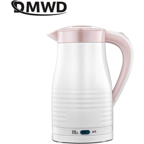 DMWD 1.7L 220V Electric Kettle 304 Stainless Steel Water Heater Water Boiler 24H Heat Preservation 1350W Fast Heating