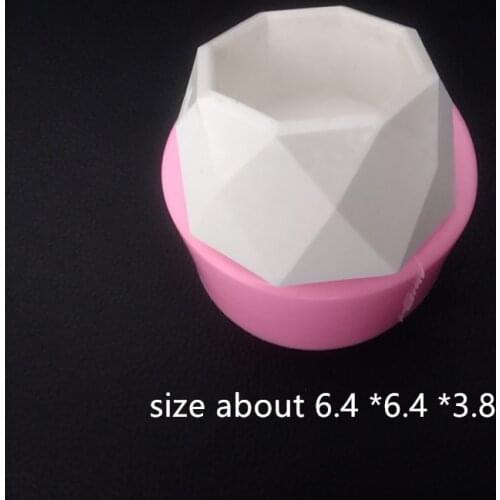 Aromatic Plaster Pot Making Molds Concrete flower vase Silicone mold for Cement Candle Holder flowerpot making mould