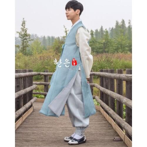 South Korea Imported Fabric / Mens Hanbok / Mens Rich Family Hanbok / Wedding High-end Hanbok