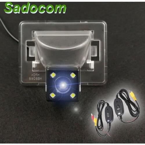 HD Car CCD 4 LED Night Vision Backup Rear View Camera Waterproof Parking Assistance For Mazda 5 2006 2007 2008 2009 2010 M5