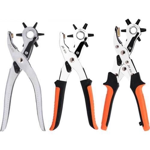 Leathercraft Punching for Leather Hole Punch Belts Stitching Plier Perforator Working Watch Watchband Eyelet Piercer Craft Tools