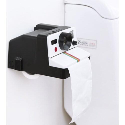 Creative Retro Polaroid Camera Shape Inspired plastic Tissue Boxes Toilet Roll Paper Holder Box Bathroom Decor