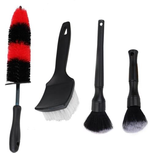 LEEPEE Super Soft Cleaning Tool Car Wheel Wash Brush Cleaning Brush Multifunction Seat Crevice Brush Tire Rim Scrub Brush