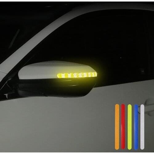 Car Stickers Rearview Mirror Reflective Tape Car styling For Toyota Land Cruiser Camry Prado Prius Yaris Corolla Vitz