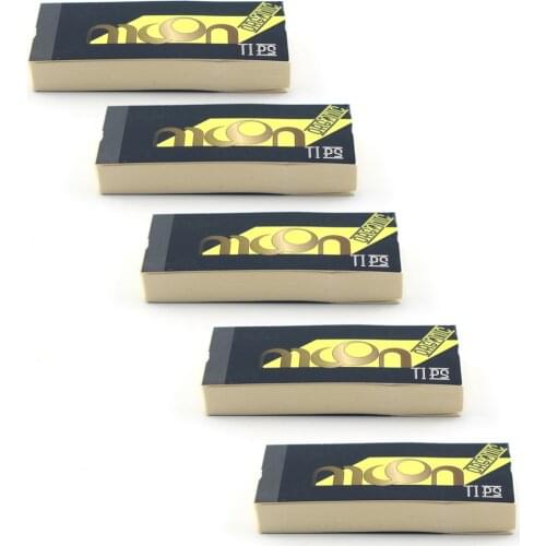 MOON Rolling Filter Tips Natural Rolling Paper Filter Tips 50 leaves Smoking accessoryy