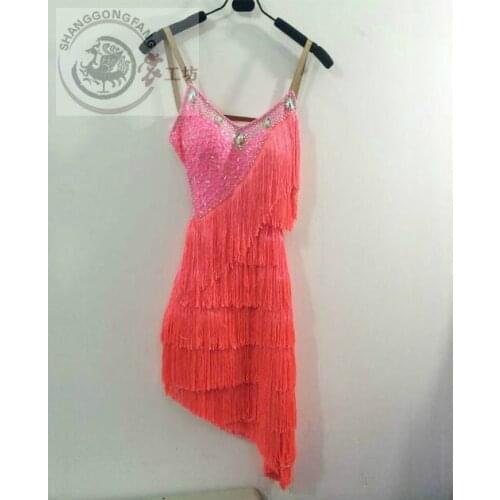 New style Latin dance costumes senior sexy tassel latin dance dresses for women latin dance competition dresses S-4XL