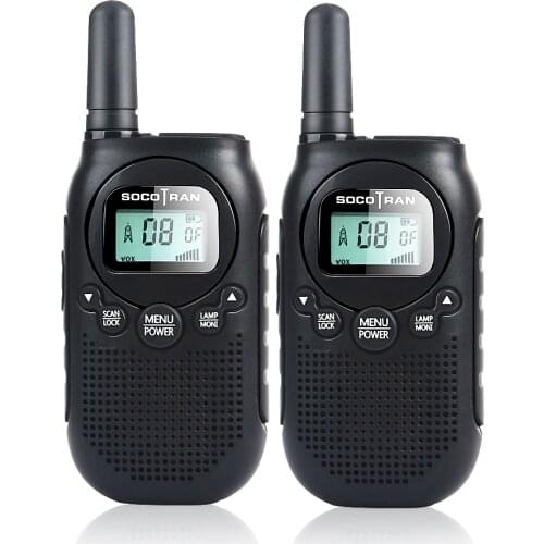 PMR446 Walkie Talkie 2pcs Mini Kids 2 way Radio 0.5W License Free UHF Portable radio Communicator VOX Rechargeable battery Gift