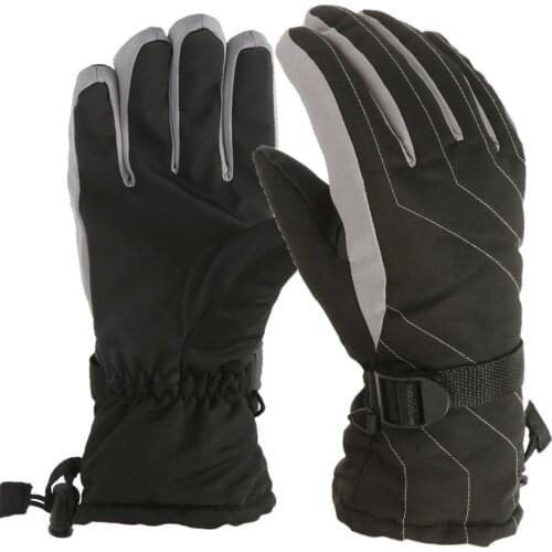 Popular Trend Unisex Winter Warm Gloves Men Women Windproof Snow Outdoor Sports Skiing Cycling Solid Color Gloves перчатки