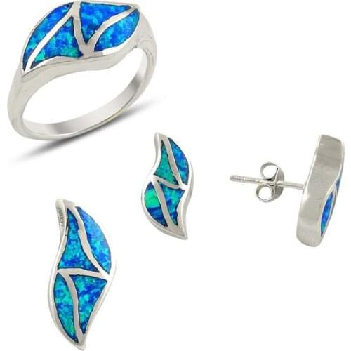 Silverlina Sterling Silver Opal Gemstone Pattern
