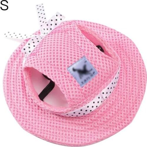 Pet Hat Dog Cat Cap Sunhat Comfortable Breathable Lovely Travel Sport Stylish Summer Canvas Visor