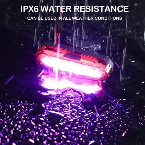 Bicycle Light Outdoor USB Rechargeable Mountain Bike Taillight Night Riding Safety Warning lights Bicycle LED Cycling Rear Light