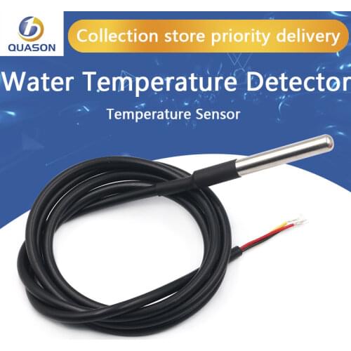 DS1820 Stainless steel package Waterproof DS18b20 temperature probe temperature sensor 18B20